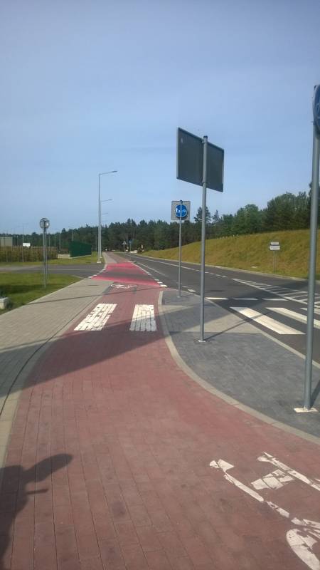 Drugi odcinek ścieżki rowerowej